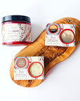 Exfoliation Bundle [Lg Sweetgrass Scrub, Earth's Wisdom, Beaded Moccasin]