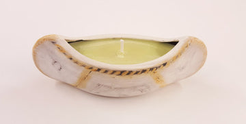 Small Sweetgrass Canoe Candle