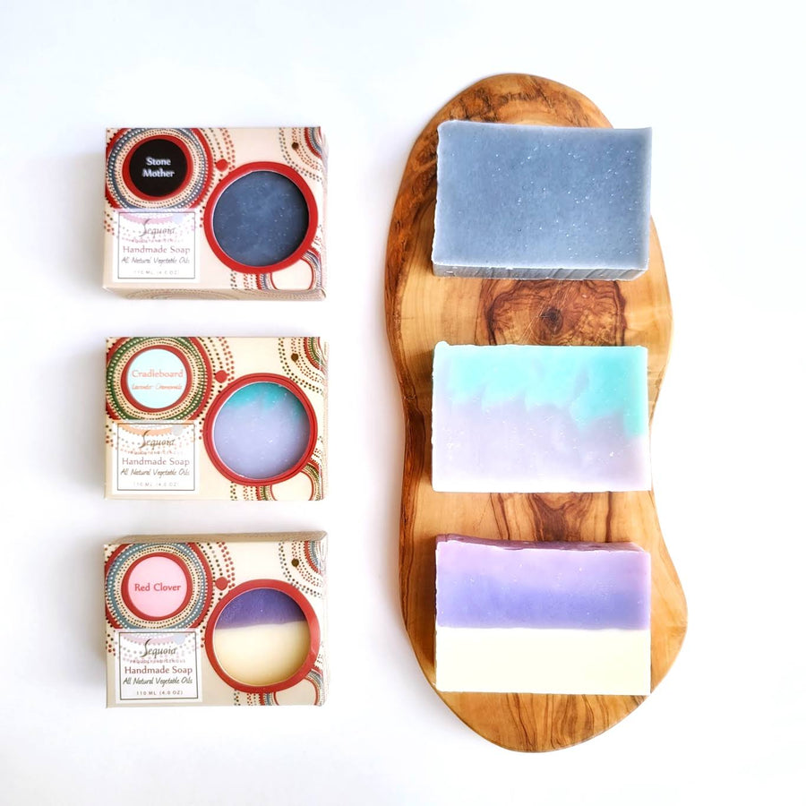 Nurture Soap Bundle [Stone Mother, Cradleboard, Red Clover]