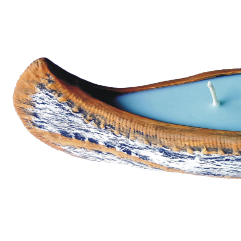 Large Skywoman Canoe Candle / Incense Burner