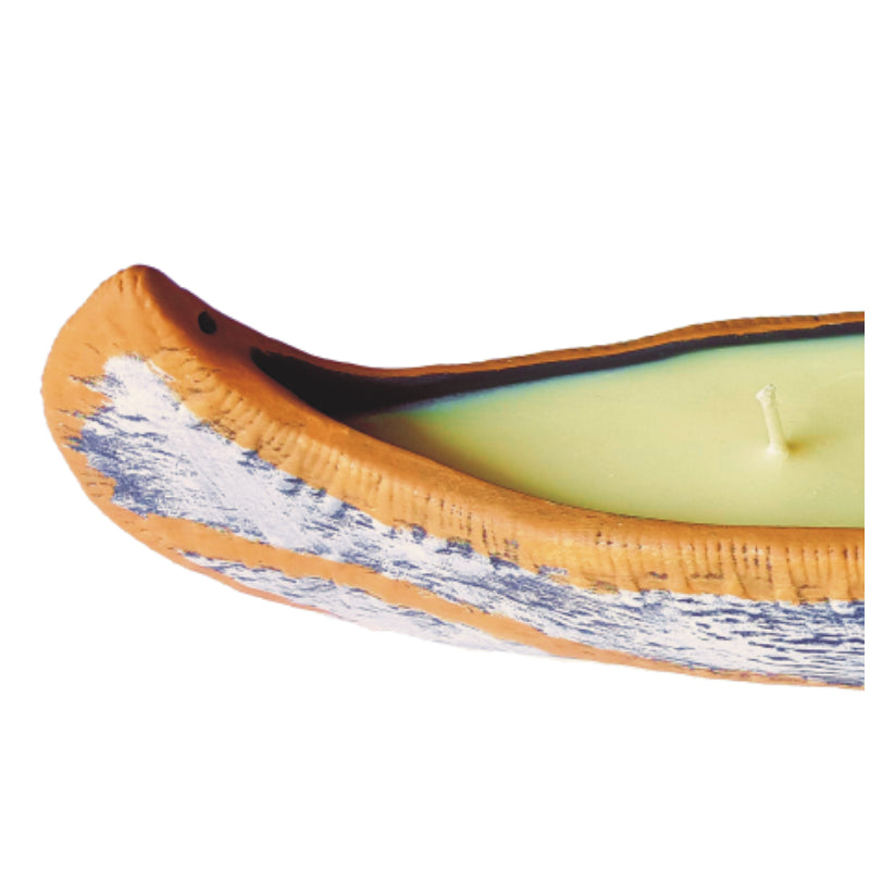 Large Sweetgrass Canoe Candle / Incense Burner